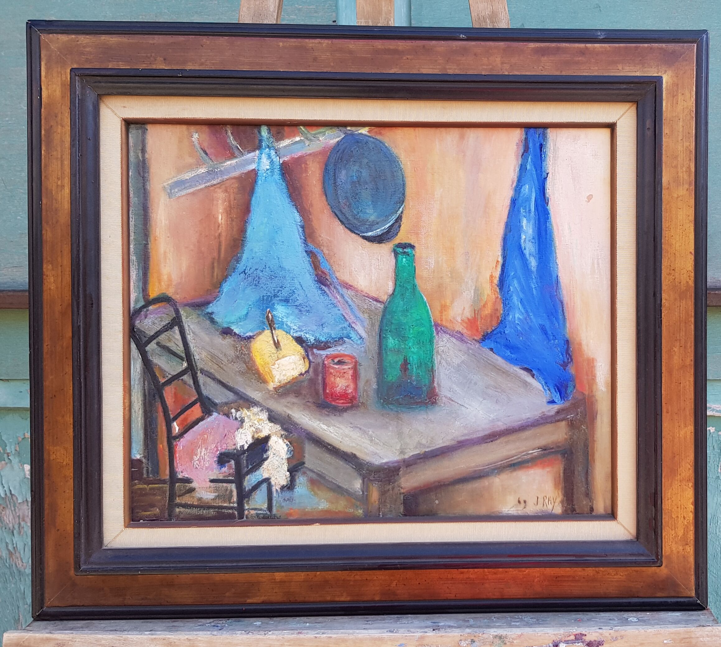 Peinture Jean Ray huile sur toile 1969
