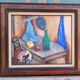Peinture Jean Ray huile sur toile 1969