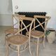 3 cane bistro chairs