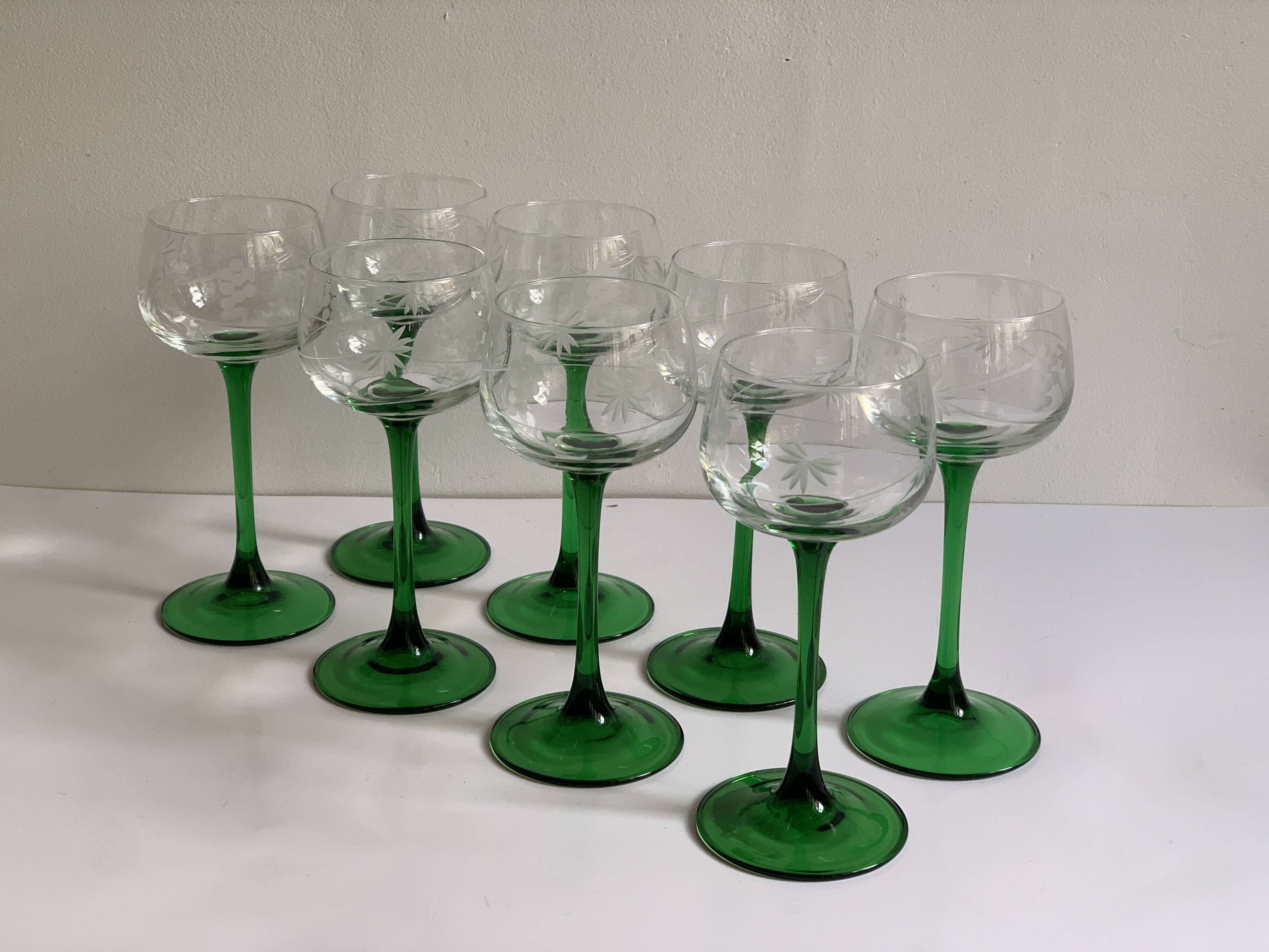 Alsatian wine glasses