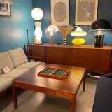 Square wooden coffee table - String Seffle