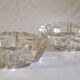 Lot de 2 cendriers / vide poches en cristal de Reims