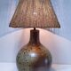 XL pyrite sandstone lamp base H. 34 cm