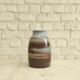 Artisanal stoneware vase Signed