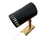 Stilnovo black and gold metal wall light