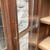 Vintage glass-fronted cabinet