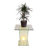Marais International side table and light lamp