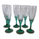6 Bormioli Rocco champagne flutes from the 1990s
