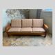 Brutalist pine sofa and armchair, france, 1960