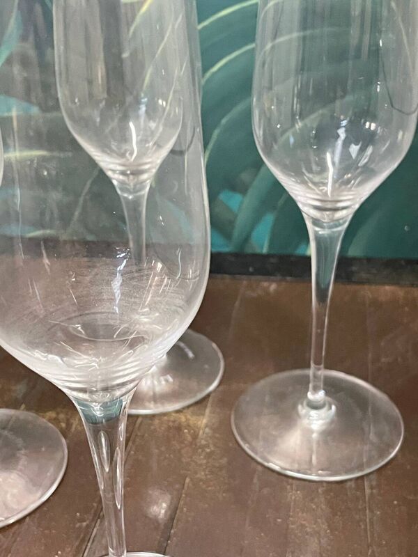 6 flûte à champagne Baccarat cristal grand siècle Laurent Perrier
