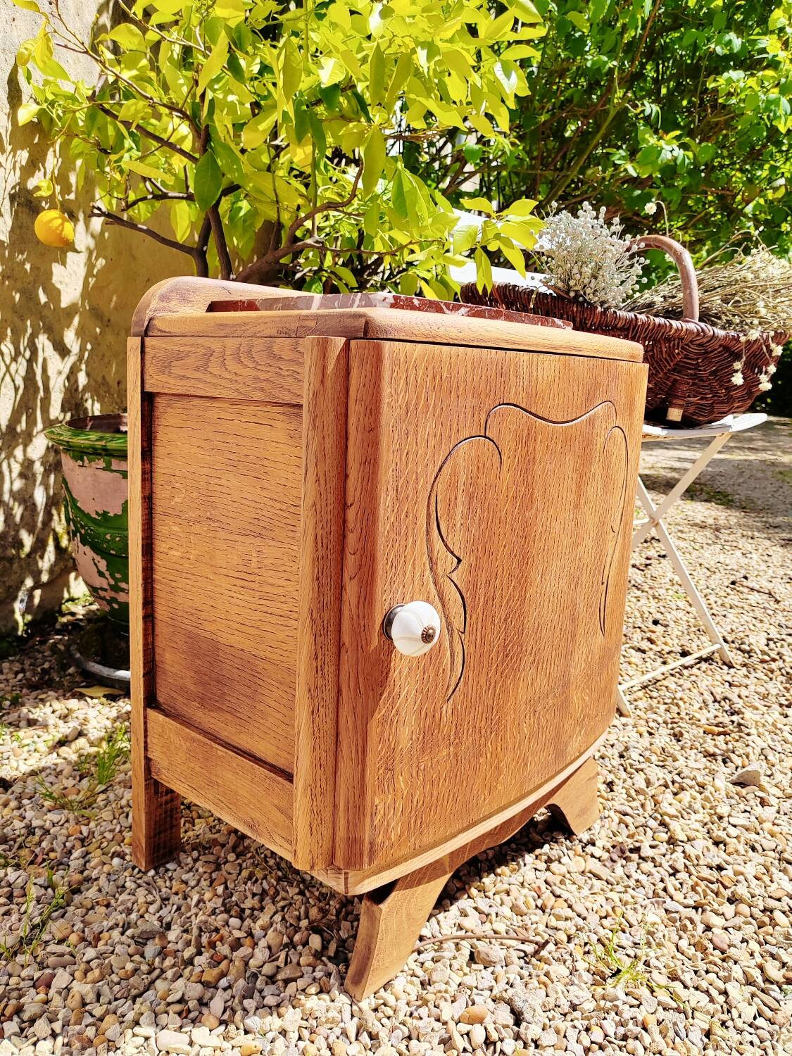 Art Deco bedside table