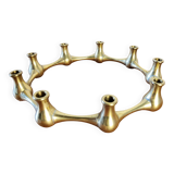 Brass candlestick, Jens Quistgaard, Denmark, 1950s