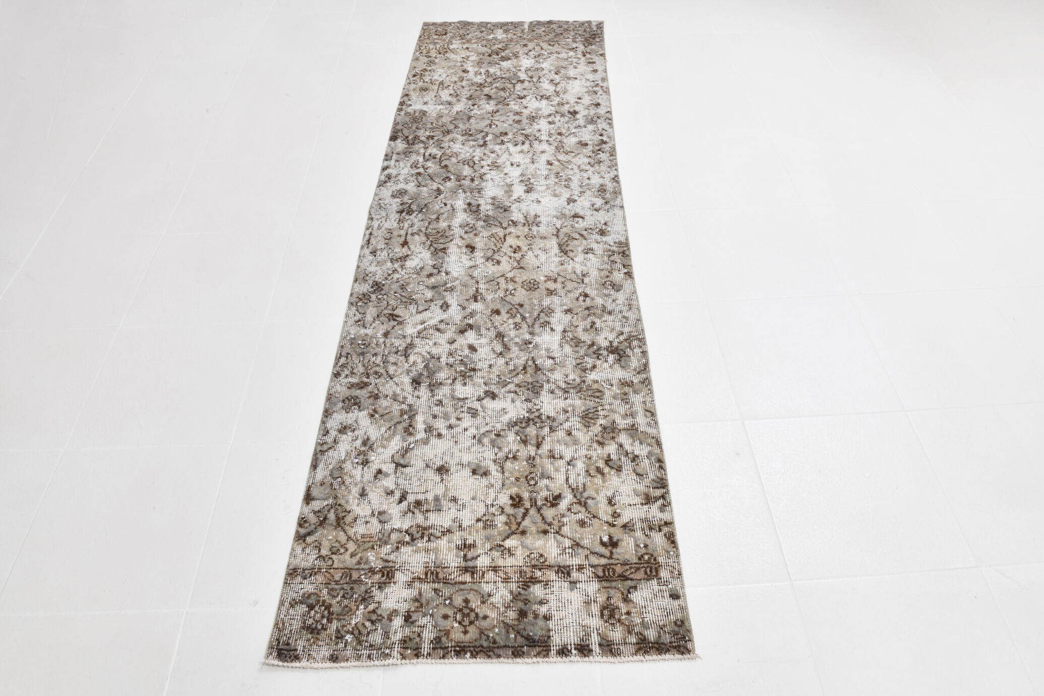 Turkish runner rug, 80x270cm