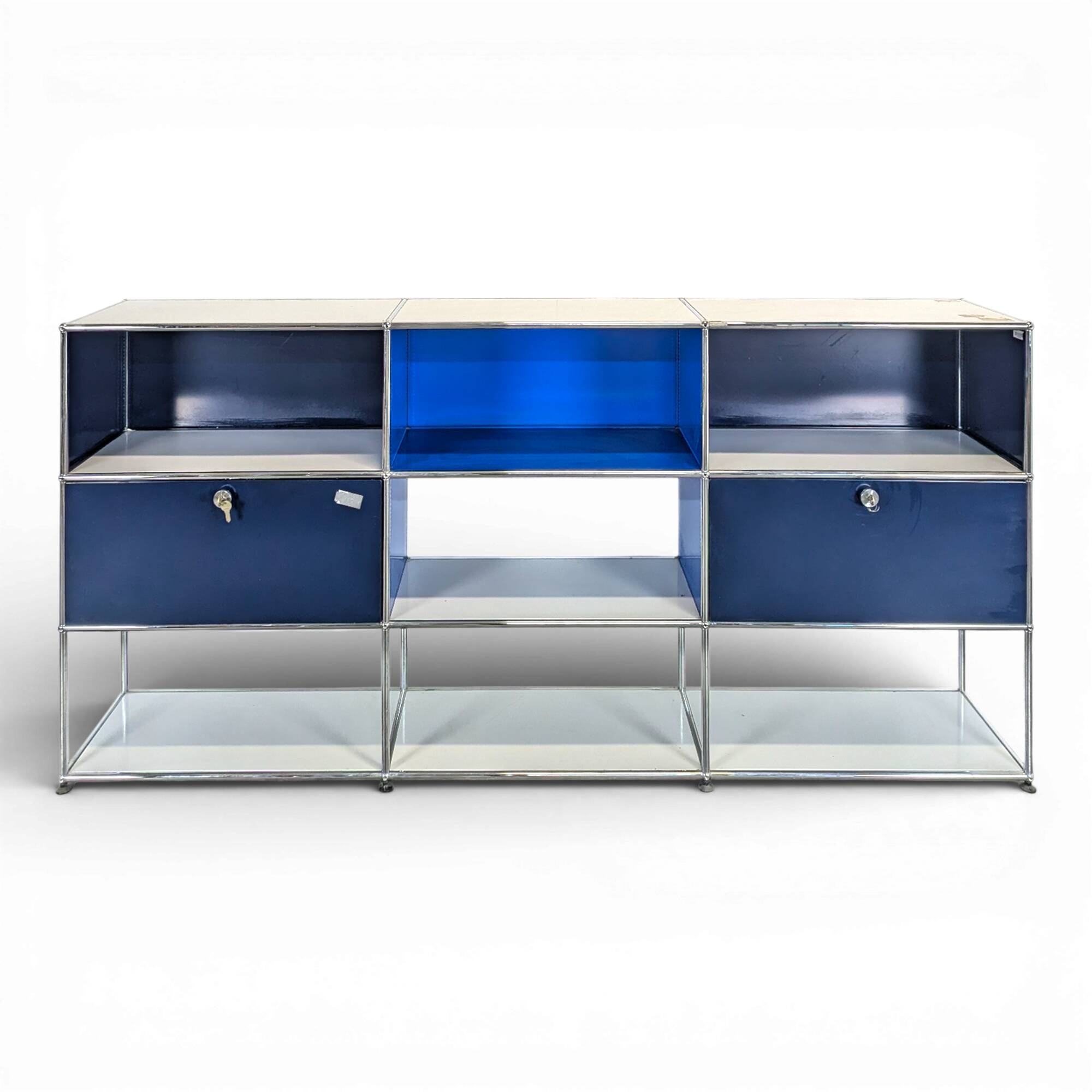 Blue USM Haller sideboard