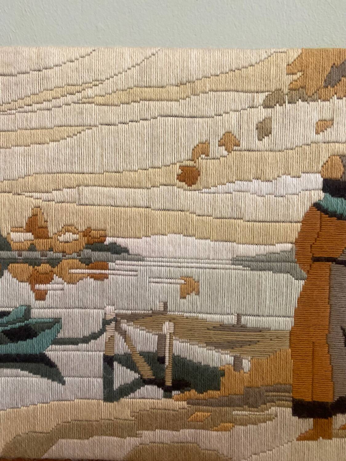 Vintage wool tapestry