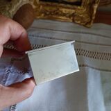 Antique silver metal jewelry box