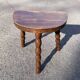 Wooden farmhouse stool