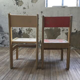 Two kindergarten chairs