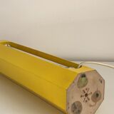 Lampe en forme de crayon jaune éditée par Vilac, France, 1980