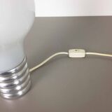 Original 60s glass Mushroon desk light by HONSEL, Germany | midcentury modern. table lamp