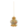 Vintage suspension in iridescent opaline floral – Verrerie de Vianne – Ét