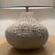 Lampe vintage en pierre sculpté