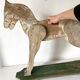 Wooden horse wall shelf, old toy