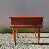 Vintage old Scandinavian bedside table