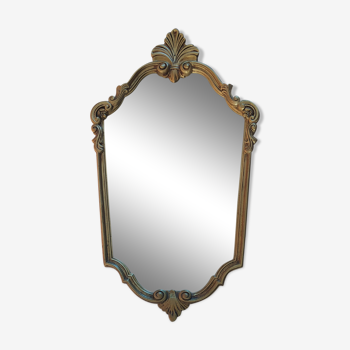 Mirror Rocaille gilded 42x74cm