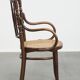 Original vintage Thonet bistro design chair with armrests