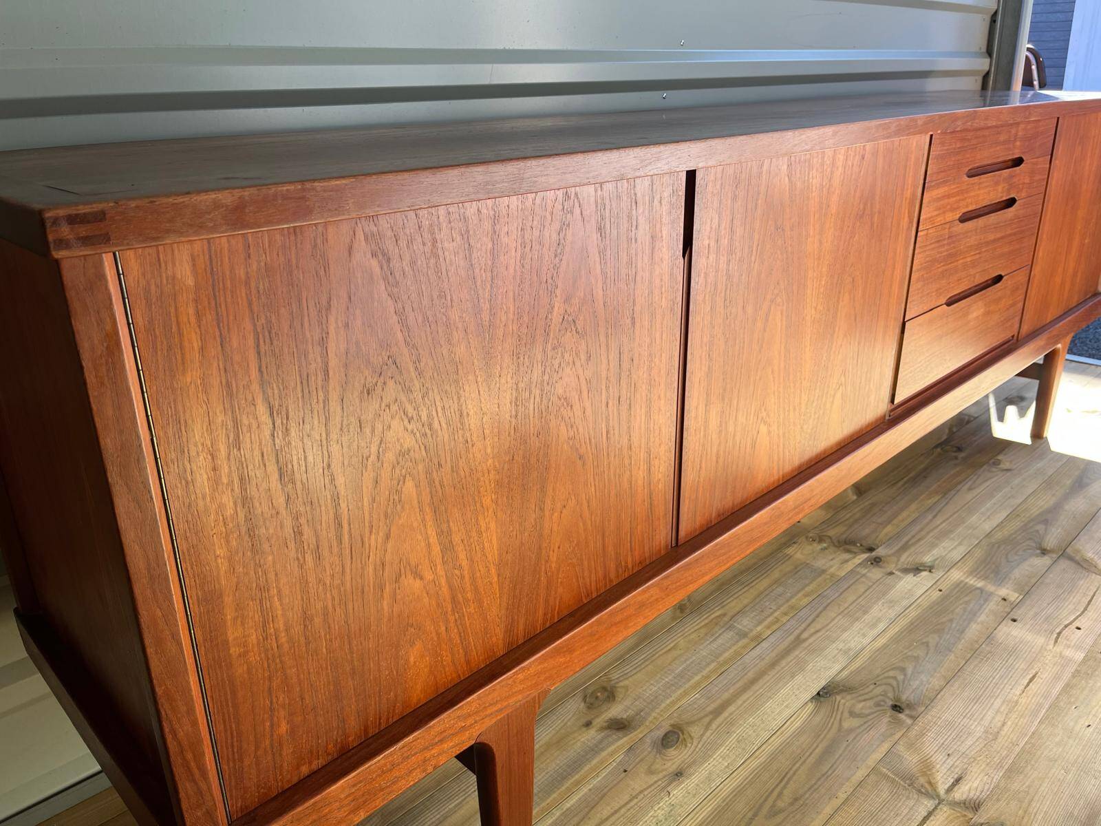 Scandinavian sideboard, Henning Kjaernulf for Møbelfabrik 🇩🇰, 1960s