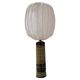 Mid-century modern ceramic table lamp in earthy tones Rörstrand Olle Alberius Sweden