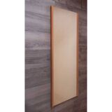 Vintage Scandinavian honey teak mirror