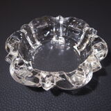 Crystal glass ashtray
