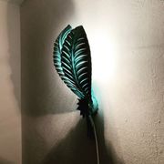 Italian Hollywood Regency Metal Wall Lamp
