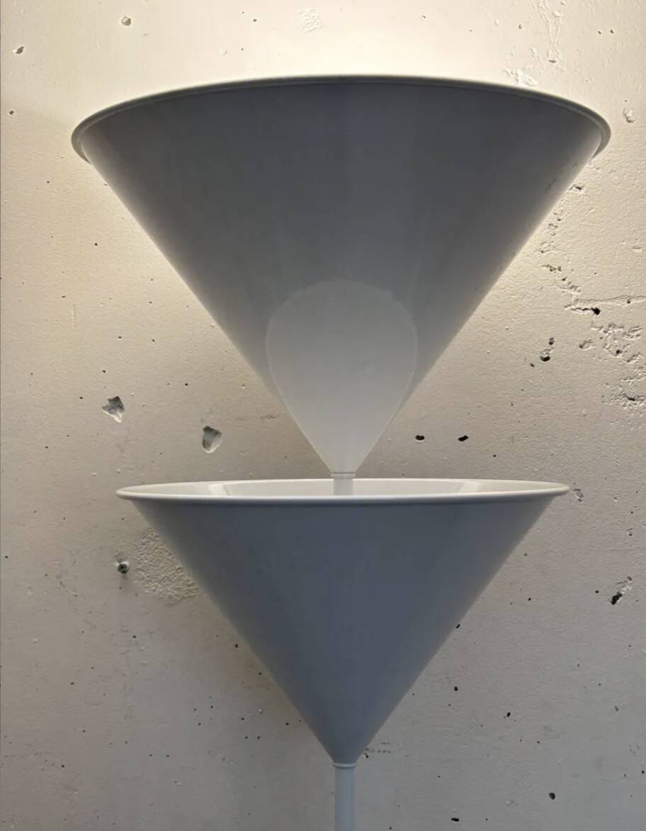 Pascal floor lamp, Vico Magistretti, Oluce 1979