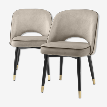 Pair of Armchairs Siena light grey