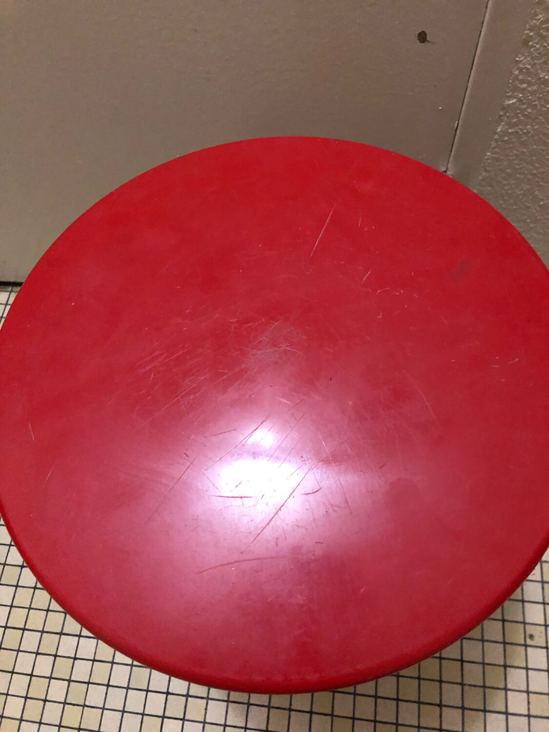 Red Tam Tam stool – official reissue – iconic design