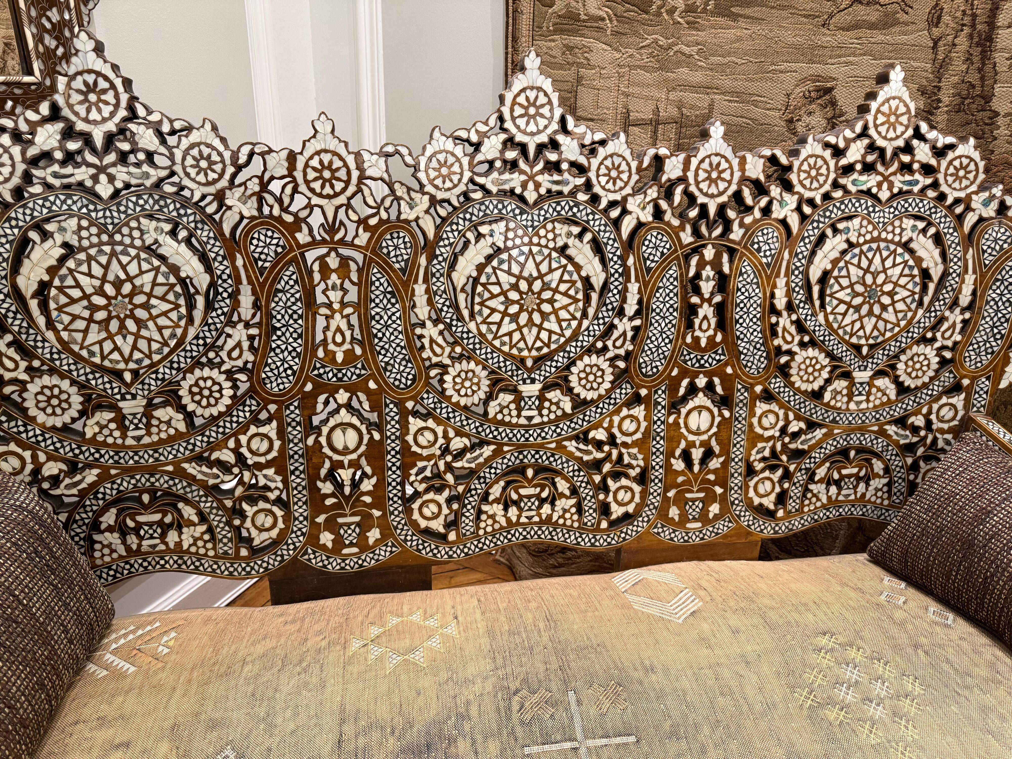 Oriental salon in marquetry