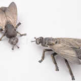 Paire de cendriers mouche
