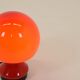 Vintage glass mushroom table lamp, 1960s
