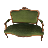 Walnut Louis XV style seat
