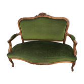 Walnut Louis XV style seat