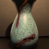 Vase Jasba à patine bleu et or c. 1950-1960