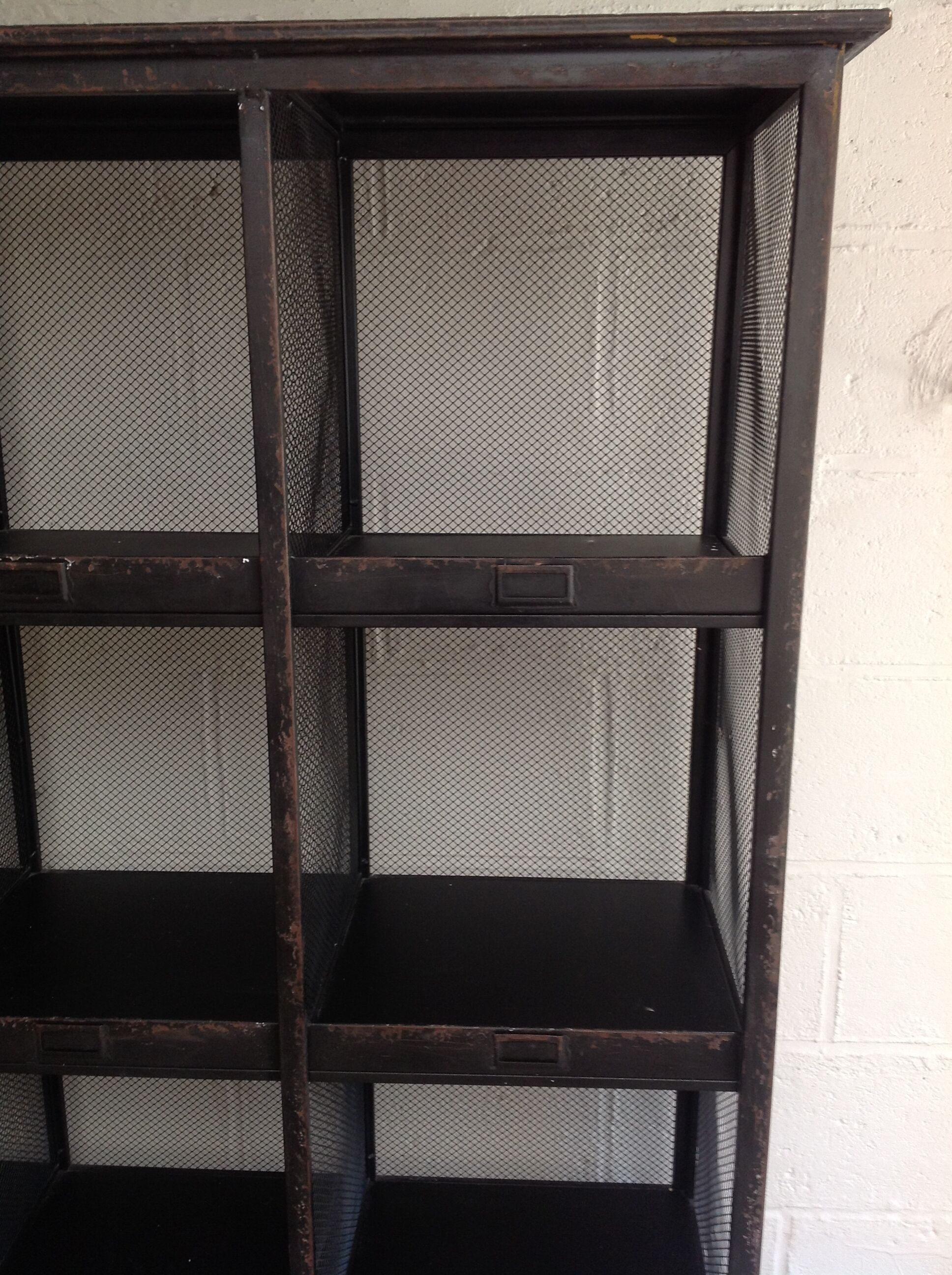 Industrial shelf style postal sorting