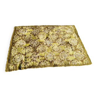 Swedish wool rya rug. Estimated from the 1970-80s.