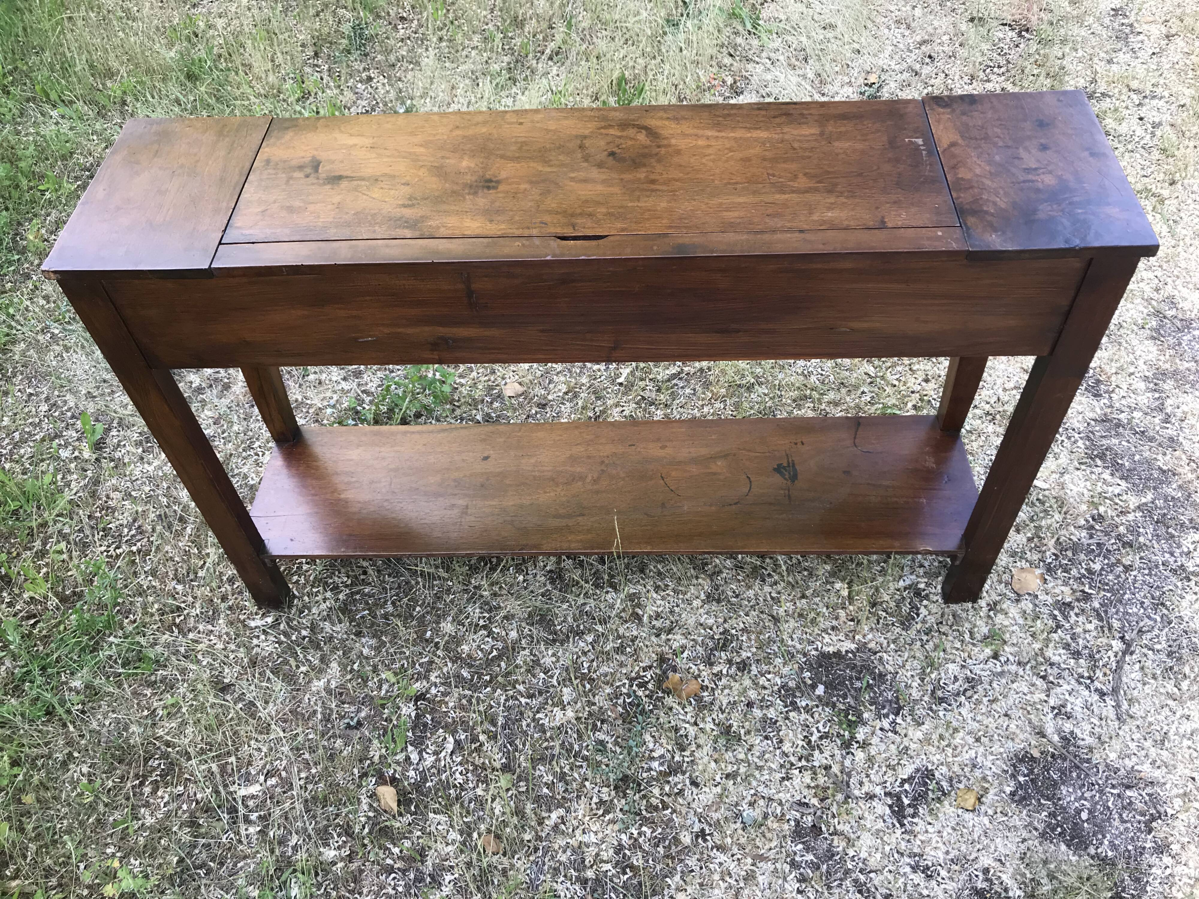 Old rustic console 19th