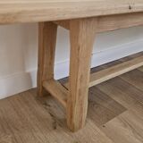 Banc de ferme en chêne