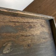 Hudson Farmhouse Folk Art Country Shelf Original Gray Patina
