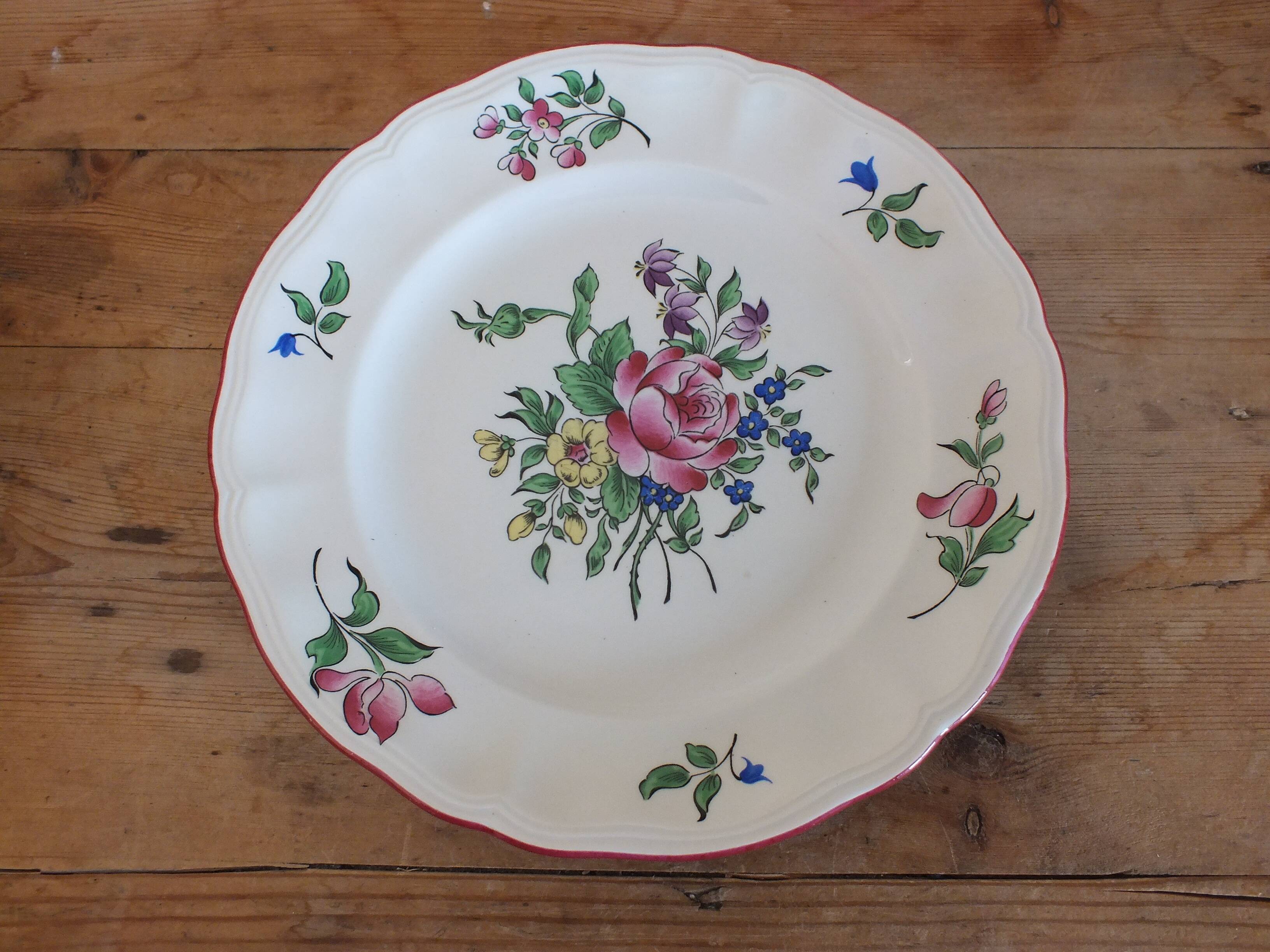 6 flat plates Lunéville KG street light model for starters